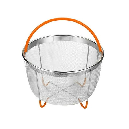 Steamer Basket with Silicone Handle Stainless Basket Multi-Function Fruit Cleaning Vegetable Drainer Steel
Steamer Basket with Silicone Handle Stainless Basket Multi-Function Fruit Cleaning Vegetable Drainer Steel