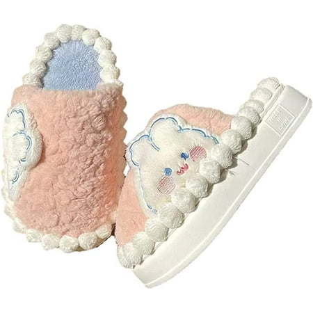 CoCopeaunt Cute Fluffy Rabbit House Slippers for Women Men Trendy Warm Soft Anti-skip Indoor Shoes 2 Patterns
CoCopeaunt Cute Fluffy Rabbit House Slippers for Women Men Trendy Warm Soft Anti-skip Indoor Shoes 2 Patterns