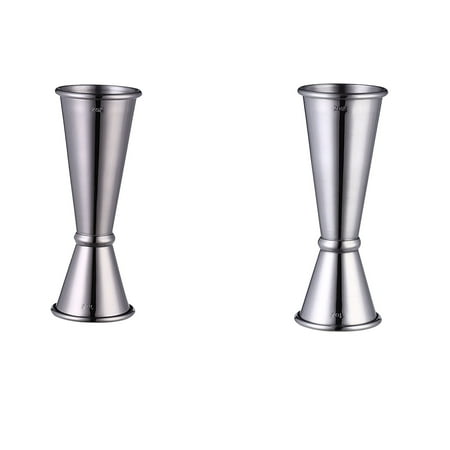 Hfyihgf 304 Stainless Steel Ounce Glass Wine Measurer Double Head Cocktail Glass 30/60ML
Hfyihgf 304 Stainless Steel Ounce Glass Wine Measurer Double Head Cocktail Glass 30/60ML