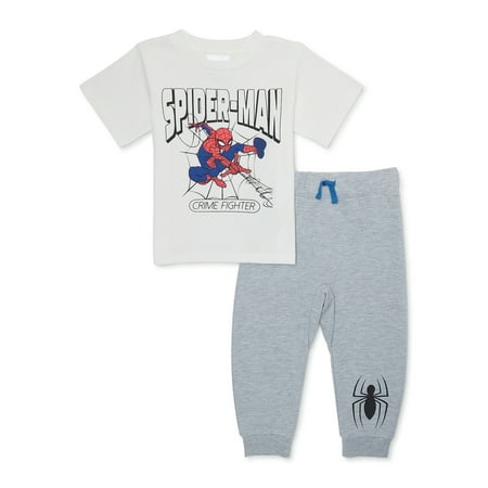 Spider-Man Toddler Boys T-shirt and Jogger Pants 2-Piece Sizes 2T-5T
