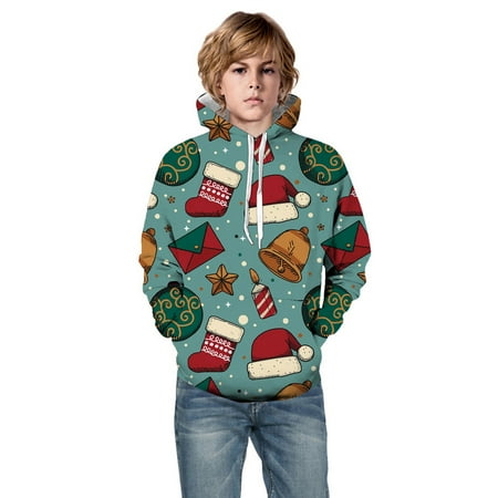 KDFJPTH Winter Coats For Toddler Little Boys Girls Kids Hooded Unisex Sweatshirt 3D Christmas Printed Pullover Hoodie Girls Boys With Pocket Clothes
KDFJPTH Winter Coats For Toddler Little Boys Girls Kids Hooded Unisex Sweatshirt 3D Christmas Printed Pullover Hoodie Girls Boys With Pocket Clothes