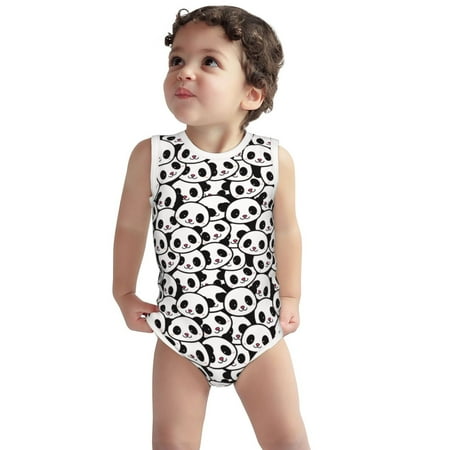 Vsdgher Cute Panda Print Baby Unisex Baby Cotton Sleeveless Bodysuits Soft and velvety comfortable and breathable
Vsdgher Cute Panda Print Baby Unisex Baby Cotton Sleeveless Bodysuits Soft and velvety comfortable and breathable