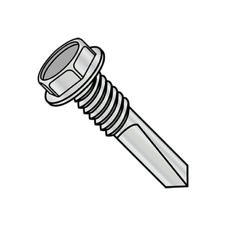1/4-28X4 Unslotted Hex washer Self Drill Machine Screw #5 Point Zinc 1000hours Salt Spray (Pack Qty 500) BC-1564KWMS5HC
1/4-28X4 Unslotted Hex washer Self Drill Machine Screw #5 Point Zinc 1000hours Salt Spray (Pack Qty 500) BC-1564KWMS5HC