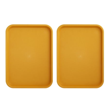 Serving Tray Slip Resistance Food Tray 2pcs For Dining Hall Yellow Black Coffee White
Serving Tray Slip Resistance Food Tray 2pcs For Dining Hall Yellow Black Coffee White