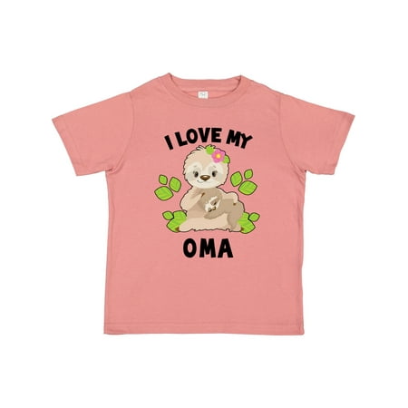 Inktastic Cute Sloth I Love My Oma with Green Leaves Gift Toddler Boy or Toddler Girl T-Shirt
Inktastic Cute Sloth I Love My Oma with Green Leaves Gift Toddler Boy or Toddler Girl T-Shirt