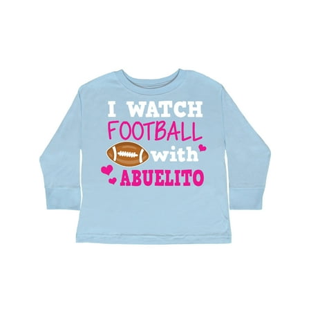 Inktastic I Watch Football with My Abuelito Gift Toddler Boy or Toddler Girl Long Sleeve T-Shirt
Inktastic I Watch Football with My Abuelito Gift Toddler Boy or Toddler Girl Long Sleeve T-Shirt