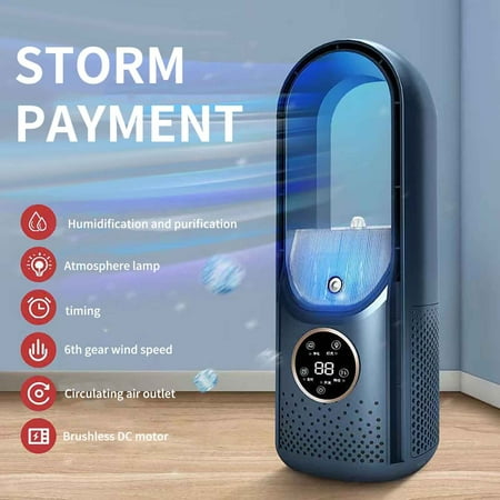 lulshou USB Leafless Fan Household Dormitory Office Desktop Humidification Electric Fan USB Multifunctional Timing Air Conditioning Fan
lulshou USB Leafless Fan Household Dormitory Office Desktop Humidification Electric Fan USB Multifunctional Timing Air Conditioning Fan
