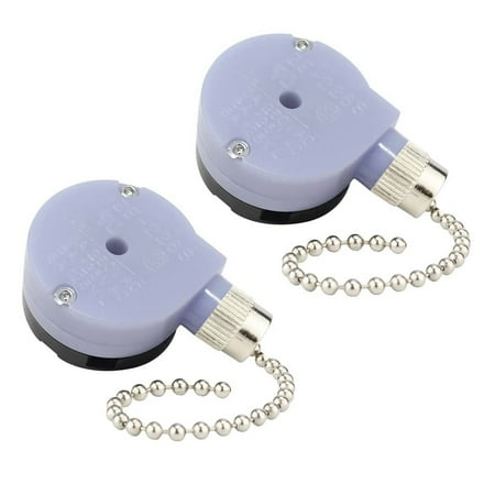 2 PCS Fan Light Switch ZE-228S 3 Speed 3 Wire Ceiling Fan Switch Replacement Part Speed ControlPull Chain Switch Nickel
2 PCS Fan Light Switch ZE-228S 3 Speed 3 Wire Ceiling Fan Switch Replacement Part Speed ControlPull Chain Switch Nickel