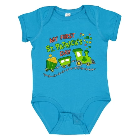 Inktastic My First St. Patrick s Day Shamrock Train Gift Baby Boy or Baby Girl Bodysuit
Inktastic My First St. Patrick s Day Shamrock Train Gift Baby Boy or Baby Girl Bodysuit