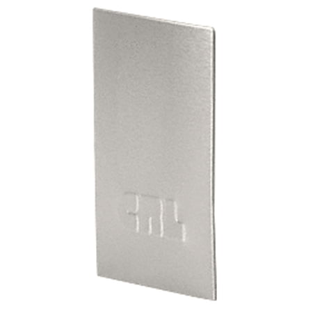 CRL L56SECBS Brushed Stainless End Cap for L56S Series Standard Square Base Shoe