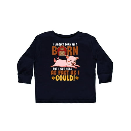 Inktastic Farmer Gift Born in a Barn Gift Toddler Boy or Toddler Girl Long Sleeve T-Shirt
Inktastic Farmer Gift Born in a Barn Gift Toddler Boy or Toddler Girl Long Sleeve T-Shirt
