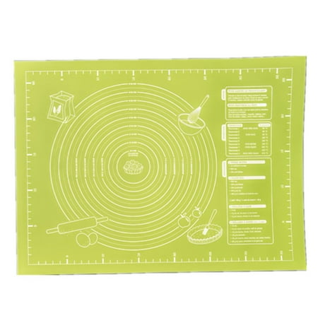 Tiyuyo Rolling Dough Baking Mat Silicone Pizza Cake Maker Pad (Green 40x50cm)
Tiyuyo Rolling Dough Baking Mat Silicone Pizza Cake Maker Pad (Green 40x50cm)