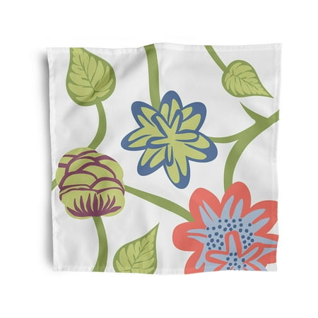 Simply Daisy 18 x 18 Pink Tropical Floral Napkins Set of 4