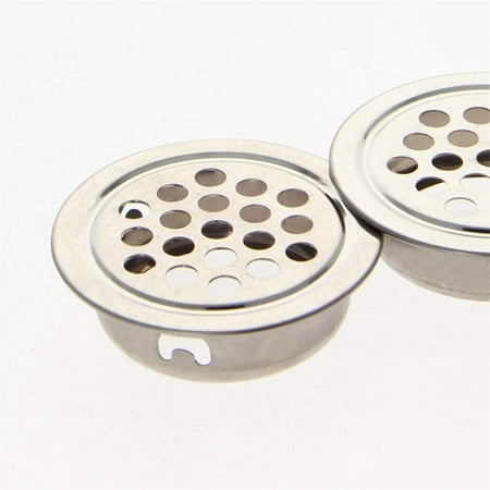 10Pcs Air Vent Cover 304 Stainless Steel Round Mesh Hole 25mm Flat Circular Vent Mesh for Cabinet Ventilation and Light Box Heat Dissipation Wall Ceiling Bathroom Office Kitchen
10Pcs Air Vent Cover 304 Stainless Steel Round Mesh Hole 25mm Flat Circular Vent Mesh for Cabinet Ventilation and Light Box Heat Dissipation Wall Ceiling Bathroom Office Kitchen