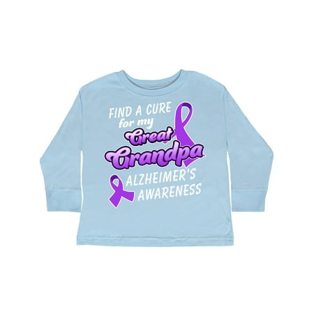 Inktastic Alzheimer s Awareness Find a Cure for my Great Grandpa Gift Toddler Boy or Toddler Girl Long Sleeve T-Shirt
Inktastic Alzheimer s Awareness Find a Cure for my Great Grandpa Gift Toddler Boy or Toddler Girl Long Sleeve T-Shirt