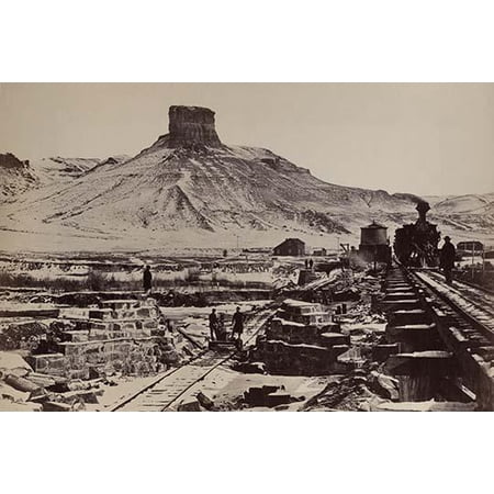 Citadel rock, Green River Valley- Fine Art Canvas Print (20" x 30")