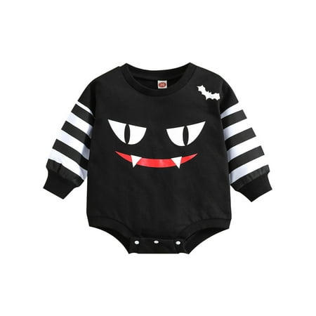 Colisha Casual Travel Bodysuit Baby Cartoon One Piece Jumpsuit Loose Crew Neck Overall Black 100cm
Colisha Casual Travel Bodysuit Baby Cartoon One Piece Jumpsuit Loose Crew Neck Overall Black 100cm