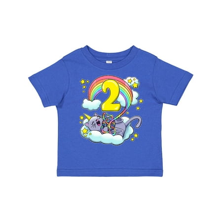 Inktastic 2nd Birthday Unicorn Cat Rainbow Gift Toddler Boy or Toddler Girl T-Shirt
Inktastic 2nd Birthday Unicorn Cat Rainbow Gift Toddler Boy or Toddler Girl T-Shirt