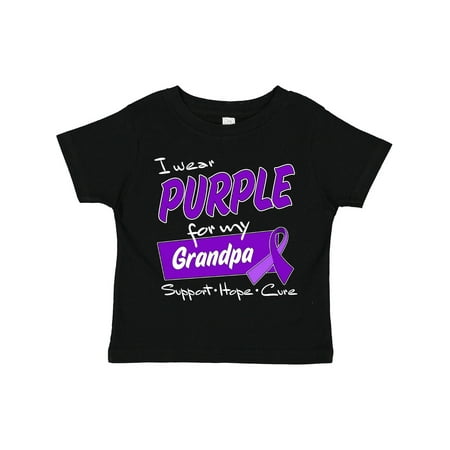 Inktastic I Wear Purple for My Grandpa-Support Hope Cure Gift Toddler Boy or Toddler Girl T-Shirt
Inktastic I Wear Purple for My Grandpa-Support Hope Cure Gift Toddler Boy or Toddler Girl T-Shirt