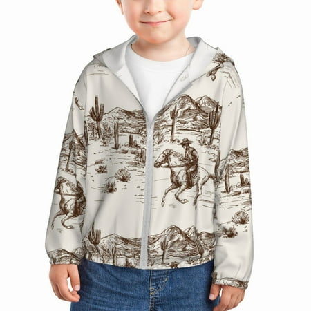 Gaeub Western Desert Cowboys3 Print Athletic Sun Protection Hoodie for Kids Long Sleeve Outdoor UV Shirt Running Fishing Top for Boys Girls-3 Years
Gaeub Western Desert Cowboys3 Print Athletic Sun Protection Hoodie for Kids Long Sleeve Outdoor UV Shirt Running Fishing Top for Boys Girls-3 Years