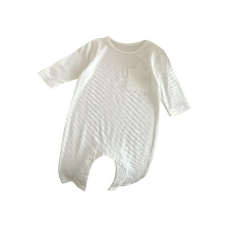 Baby Clothing Boys Girls Clothes Solid Ribbed Fall Long SLeeve Baby Romper Jumpsuit Clothes
Baby Clothing Boys Girls Clothes Solid Ribbed Fall Long SLeeve Baby Romper Jumpsuit Clothes