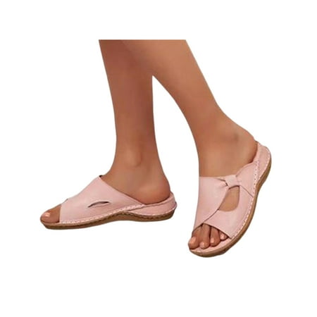 Woobling Ladies Slides Summer Wedge Sandals Slip On Beach Shoes Womens Slide Slippers Comfort Flat Sandal Platform Orthotic Pink 5.5
Woobling Ladies Slides Summer Wedge Sandals Slip On Beach Shoes Womens Slide Slippers Comfort Flat Sandal Platform Orthotic Pink 5.5