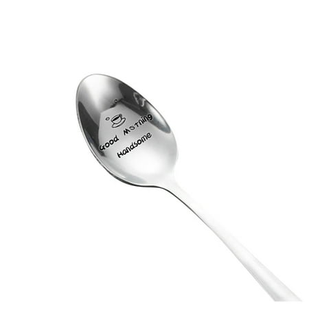 Tableware Engraved Spoon Best Present for Husband Madam Family and Friends Tableware Printing Stainless Steel Spoon 
Tableware Engraved Spoon Best Present for Husband Madam Family and Friends Tableware Printing Stainless Steel Spoon