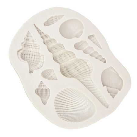 Conch Seashell Shaped DIY Silicone Material Molds Chocolate Moulds Biscuit Mould