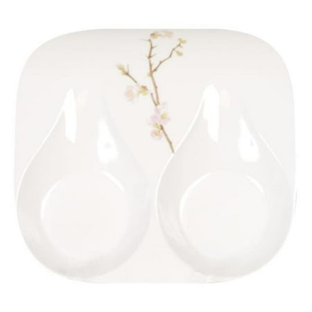 Reston Lloyd Double Spoon Rest - Cherry Blossom