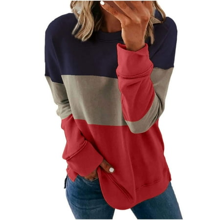 Women Casual Full Sleeve Round Neck Tops Loose Shirts Blouse Printing Pullover Sweatshirt workout tops for women maternity shirts Red XXL
Women Casual Full Sleeve Round Neck Tops Loose Shirts Blouse Printing Pullover Sweatshirt workout tops for women maternity shirts Red XXL