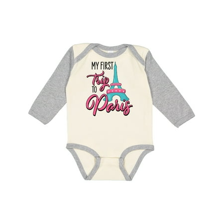 Inktastic My First Trip to Paris Gift Baby Boy or Baby Girl Long Sleeve Bodysuit
Inktastic My First Trip to Paris Gift Baby Boy or Baby Girl Long Sleeve Bodysuit