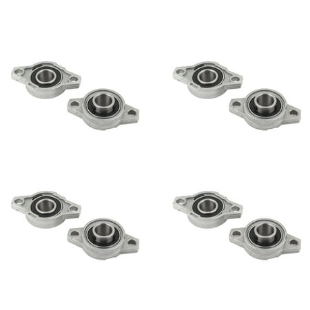 KFL002 FL002 Self Aligning Pillow Block Flange Bearing 15mm 8PCS