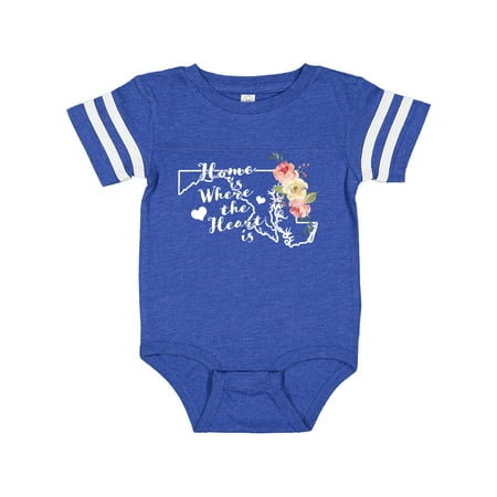 Inktastic Maryland Home is Where the Heart is with Watercolor Floral Gift Baby Boy or Baby Girl Bodysuit
Inktastic Maryland Home is Where the Heart is with Watercolor Floral Gift Baby Boy or Baby Girl Bodysuit