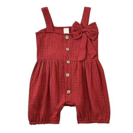 adviicd Clothes for Baby Romper Jumpsuit Girls Color Sleeveless Infant Solid Vest Bowknot Baby Baby Ruffle Romper
adviicd Clothes for Baby Romper Jumpsuit Girls Color Sleeveless Infant Solid Vest Bowknot Baby Baby Ruffle Romper