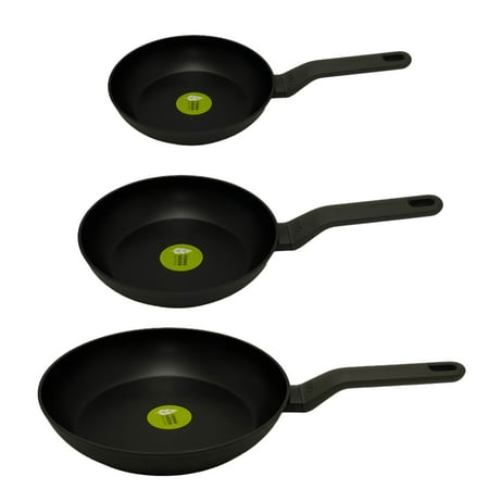BergHOFF 3Pc Leo Fry Pan Set Dark Grey (8 10 & 11 )