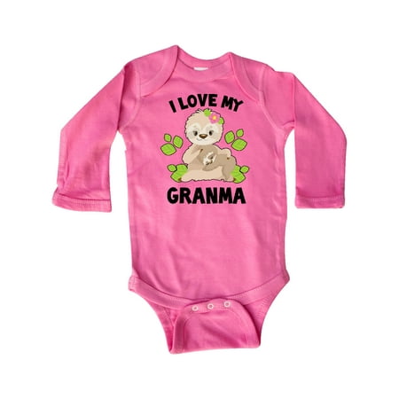 Inktastic Cute Sloth I Love My Granma with Green Leaves Gift Baby Boy or Baby Girl Long Sleeve Bodysuit
Inktastic Cute Sloth I Love My Granma with Green Leaves Gift Baby Boy or Baby Girl Long Sleeve Bodysuit