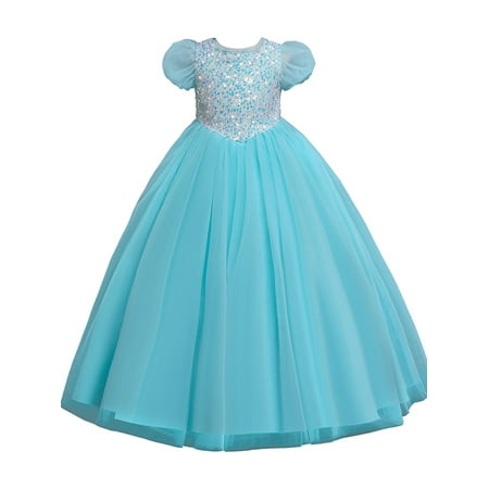 elfinBE Baby Girl Child O-Neck Puff Sleeve Solid Color Sequin Elegant Princess Dress 2-10T
elfinBE Baby Girl Child O-Neck Puff Sleeve Solid Color Sequin Elegant Princess Dress 2-10T