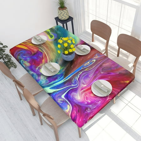 Home Deluxe Tablecloth Colorful Waterproof Elastic Rim Edged Table Cover- For Christmas Parties And Picnics 4ft
Home Deluxe Tablecloth Colorful Waterproof Elastic Rim Edged Table Cover- For Christmas Parties And Picnics 4ft