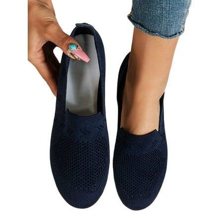 Crocowalk Womens Casual Shoes Non-Slip Flats Comfort Walking Shoe Women Sock Sneakers Work Mesh Slip On Loafers Dark Blue 9
Crocowalk Womens Casual Shoes Non-Slip Flats Comfort Walking Shoe Women Sock Sneakers Work Mesh Slip On Loafers Dark Blue 9