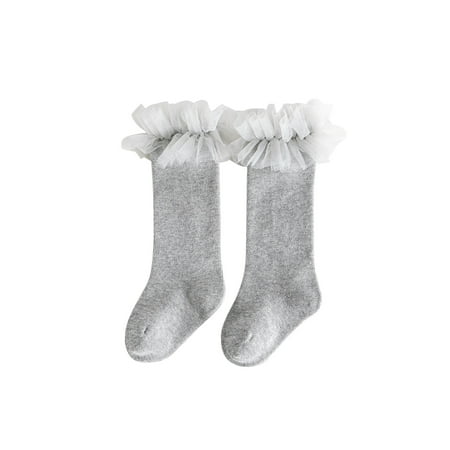 Awoscut Children Solid Color Tube Socks Girls Anti-slip Warm Calf Sock with Mesh Ruffles for Spring Fall
Awoscut Children Solid Color Tube Socks Girls Anti-slip Warm Calf Sock with Mesh Ruffles for Spring Fall