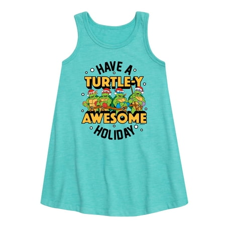Teenage Muntant Ninja Turtle - Turtley Awesome Group - Toddler and Youth Girls A-line Dress
Teenage Muntant Ninja Turtle - Turtley Awesome Group - Toddler and Youth Girls A-line Dress