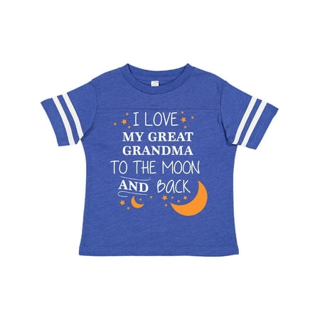 Inktastic I Love My Great Grandma To The Moon and Back Gift Toddler Boy or Toddler Girl T-Shirt 
Inktastic I Love My Great Grandma To The Moon and Back Gift Toddler Boy or Toddler Girl T-Shirt