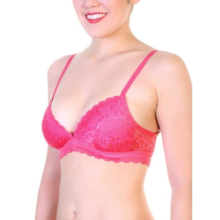 Angelina Wire-Free Demi-Cup Floral Lace Bras with Wide-Wing Support (6-Pack)
Angelina Wire-Free Demi-Cup Floral Lace Bras with Wide-Wing Support (6-Pack)