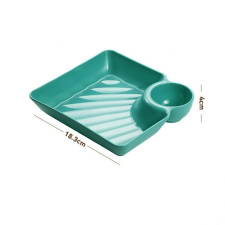 Dumpling Plate With Sauce Dish Dessert Fruit Plate Tray Large Square Serving Plate Dumplings Bowl Sushi Plate Kitchen Tableware
Dumpling Plate With Sauce Dish Dessert Fruit Plate Tray Large Square Serving Plate Dumplings Bowl Sushi Plate Kitchen Tableware