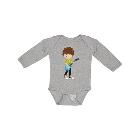 Inktastic Rock Boy Brown Hair Boy Playing Guitar In Band Boys Long Sleeve Baby Bodysuit
Inktastic Rock Boy Brown Hair Boy Playing Guitar In Band Boys Long Sleeve Baby Bodysuit