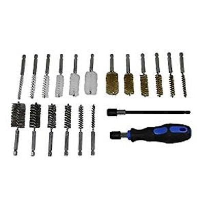 GRIP 20pc Wire Brushes Kit 1/4 Shank Power Tools Brush Set 27226