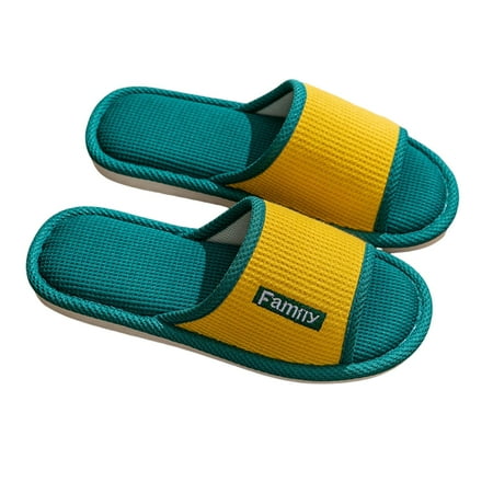 Unisex Indoor Home Slippers Open-Toe Slippers Flax Soft Non-Slip Sole Shoes for Bedroom Living Room
Unisex Indoor Home Slippers Open-Toe Slippers Flax Soft Non-Slip Sole Shoes for Bedroom Living Room