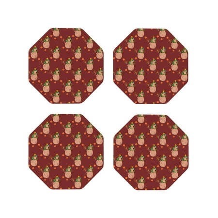 Leather Coasters Set of 4 - Capybaras Christmas Red Lightweight Non-Slip Drink Coasters for Desk Anti-Scalding Desk Cup Coasters for Office Table Decor Octagon
Leather Coasters Set of 4 - Capybaras Christmas Red Lightweight Non-Slip Drink Coasters for Desk Anti-Scalding Desk Cup Coasters for Office Table Decor Octagon