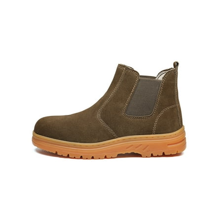 SIMANLAN Men Anti-collision Industrial Boots Slip Resistant Steel Toe Work Shoes Outdoor Pull On Heavy Duty Safety Boot Khaki 9
SIMANLAN Men Anti-collision Industrial Boots Slip Resistant Steel Toe Work Shoes Outdoor Pull On Heavy Duty Safety Boot Khaki 9