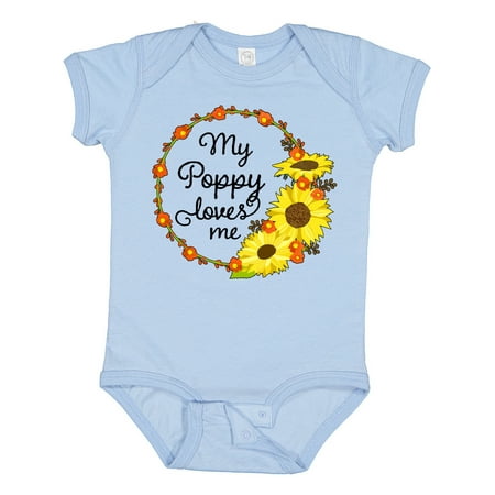 Inktastic My Poppy Loves Me with Sunflower Wreath Gift Baby Boy or Baby Girl Bodysuit
Inktastic My Poppy Loves Me with Sunflower Wreath Gift Baby Boy or Baby Girl Bodysuit